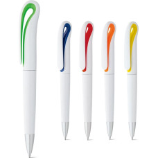 TOUCAN. Ball pen with twist mechanism and clip